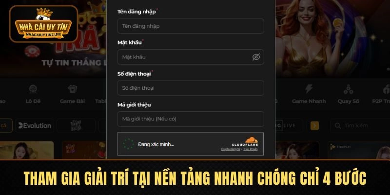 Tham gia giải trí tại nền tảng nhanh chóng chỉ 4 bước Tham gia giải trí tại nền tảng nhanh chóng chỉ 4 bước