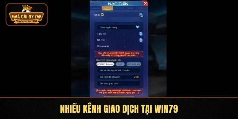 Nhiều kênh giao dịch tiện lợi, nhanh chóng Nhiều kênh giao dịch tiện lợi, nhanh chóng